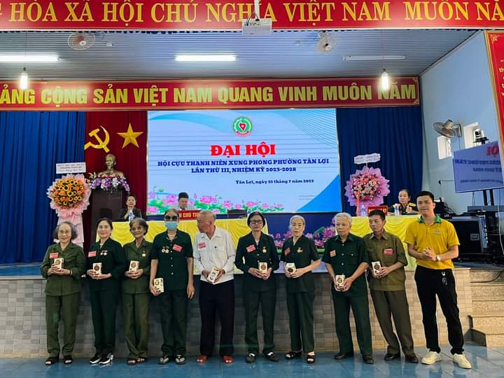 Đại hội Hội Cựu thanh niên xung phong phường Tân Lợi lần thứ III, nhiệm kỳ 2023 - 2028.